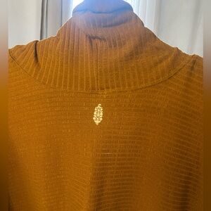 Women's Mustard Hooded Sweater